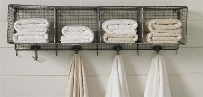 Creative Towel Storage