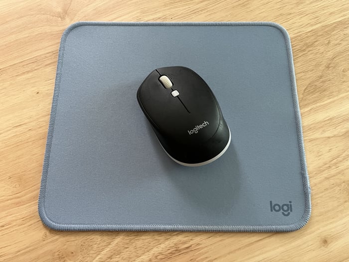 Soft Mouse Pad Made Of Fabric, Recycled Polyester And Rubber