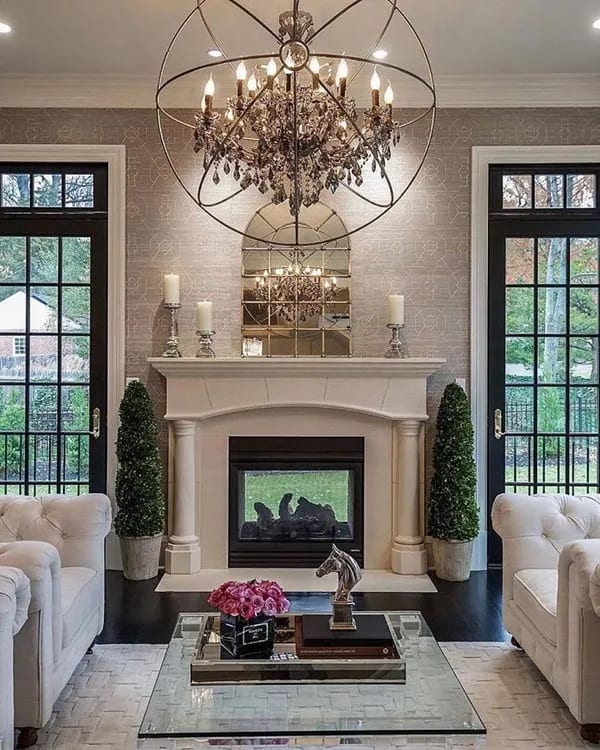 Symmetrical Windows Can Make A Living Room Look More Formal